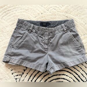 J. Crew 3” Chino Shorts in Charcoal | Size 0